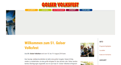 Desktop Screenshot of golservolksfest.at